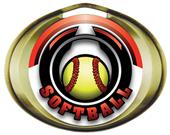 Hasty Award Halo Softball Epic Insert Medal Hasty Award Halo Softball Epic Insert Medal