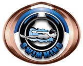 Hasty Award Halo Swimming Epic Insert Medal Hasty Award Halo Swimming Epic Insert Medal