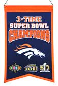 Winning Streak NFL Broncos Super Bowl Champ Banner Winning Streak NFL Broncos Super Bowl Champ Banner