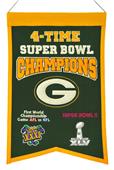 Winning Streak NFL Packers Super Bowl Champ Banner Winning Streak NFL Packers Super Bowl Champ Banner