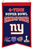 Winning Streak NFL Giants Super Bowl Banner Winning Streak NFL Giants Super Bowl Banner