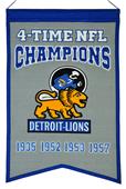 Winning Streak NFL Lions Super Bowl Champs Banner Winning Streak NFL Lions Super Bowl Champs Banner