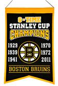 Winning Streak NHL Bruins 6x Champions Banner Winning Streak NHL Bruins 6x Champions Banner
