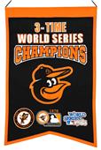 Winning Streak MLB Orioles 3x Champs Banner Winning Streak MLB Orioles 3x Champs Banner