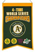 Winning Streak MLB Athletics 4x Champs Banner Winning Streak MLB Athletics 4x Champs Banner
