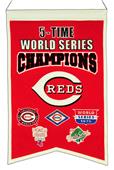 Winning Streak MLB Reds 5x Champs Banner Winning Streak MLB Reds 5x Champs Banner