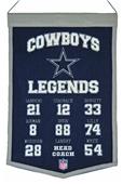 Winning Streak NFL Dallas Cowboys Legends Banner Winning Streak NFL Dallas Cowboys Legends Banner