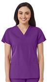 Maevn Red Panda Women's V-Neck 2 Pocket Top Maevn Red Panda Women's V-Neck 2 Pocket Top
