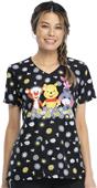 Cherokee Disney Women's V-Neck Scrub Top Cherokee Disney Women's V-Neck Scrub Top