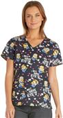 Cherokee Disney Women's V-Neck Scrub Top Cherokee Disney Women's V-Neck Scrub Top