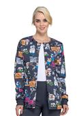 Cherokee Women's Snap Front Warm-Up Jacket Cherokee Women's Snap Front Warm-Up Jacket