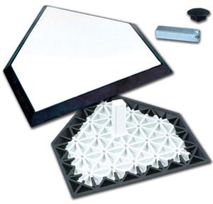 Champro Pro Style Waffle Bottom Home Plates B030W