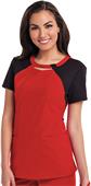 Careisma Women's Round Neck w/Contrast Scrub Top Careisma Women's Round Neck w/Contrast Scrub Top