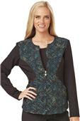 Careisma Women's Zip Front Contrast Sleeves Jacket Careisma Women's Zip Front Contrast Sleeves Jacket