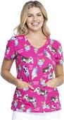 Dickies Women's Contemporary Fit V-Neck Scrub Tops Dickies Women's Contemporary Fit V-Neck Scrub Tops