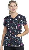 Dickies Women's Modern Classic V-Neck Scrub Tops Dickies Women's Modern Classic V-Neck Scrub Tops