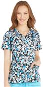 Dickies Women's Contemporary Mock Wrap Scrub Tops Dickies Women's Contemporary Mock Wrap Scrub Tops