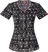 Dickies Women's Contemporary Fit V-Neck Scrub Top Dickies Women's Contemporary Fit V-Neck Scrub Top
