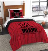Northwest Miami of Ohio Twin Comforter & Sham Northwest Miami of Ohio Twin Comforter & Sham