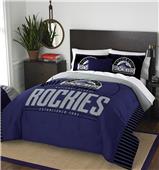 Northwest MLB Rockies Full/Queen Comforter & Shams Northwest MLB Rockies Full/Queen Comforter & Shams