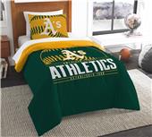 Northwest MLB Athletics Twin Comforter & Sham Northwest MLB Athletics Twin Comforter & Sham
