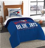 Northwest MLB Blue Jays Twin Comforter & Sham Northwest MLB Blue Jays Twin Comforter & Sham