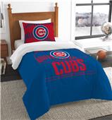 Northwest MLB Cubs Twin Comforter & Sham Northwest MLB Cubs Twin Comforter & Sham