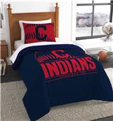 Northwest MLB Indians Twin Comforter & Sham Northwest MLB Indians Twin Comforter & Sham