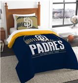 Northwest MLB Padres Twin Comforter & Sham Northwest MLB Padres Twin Comforter & Sham