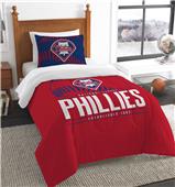 Northwest MLB Phillies Twin Comforter & Sham Northwest MLB Phillies Twin Comforter & Sham