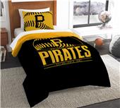 Northwest MLB Pirates Twin Comforter & Sham Northwest MLB Pirates Twin Comforter & Sham