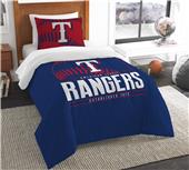 Northwest MLB Rangers Twin Comforter & Sham Northwest MLB Rangers Twin Comforter & Sham