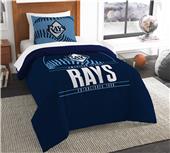 Northwest MLB Rays Twin Comforter & Sham Northwest MLB Rays Twin Comforter & Sham