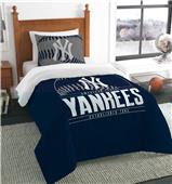 Northwest MLB Yankees Twin Comforter & Sham Northwest MLB Yankees Twin Comforter & Sham