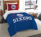 Northwest NBA 76ers Twin Comforter & Sham Northwest NBA 76ers Twin Comforter & Sham