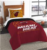 Northwest NBA Heat Twin Comforter & Sham Northwest NBA Heat Twin Comforter & Sham