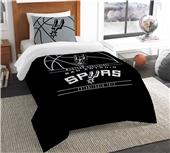 Northwest NBA Spurs Twin Comforter & Sham Northwest NBA Spurs Twin Comforter & Sham
