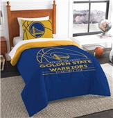 Northwest NBA Warriors Twin Comforter & Sham Northwest NBA Warriors Twin Comforter & Sham