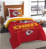 Northwest NFL Chiefs Twin Comforter & Sham Northwest NFL Chiefs Twin Comforter & Sham