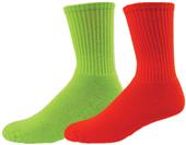 Red Lion Mismatch Solid Crew Socks PAIR - Closeout Red Lion Mismatch Solid Crew Socks PAIR - Closeout