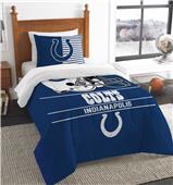 Northwest NFL Colts Twin Comforter & Sham Northwest NFL Colts Twin Comforter & Sham