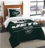 Northwest NFL Jets Twin Comforter & Sham Northwest NFL Jets Twin Comforter & Sham