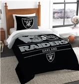 Northwest NFL Raiders Twin Comforter & Sham Northwest NFL Raiders Twin Comforter & Sham