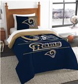 Northwest NFL Rams Twin Comforter & Sham Northwest NFL Rams Twin Comforter & Sham