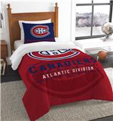 Northwest NHL Canadiens Twin Comforter & Sham Northwest NHL Canadiens Twin Comforter & Sham