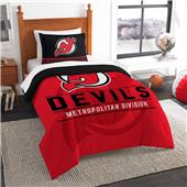 Northwest NHL Devils Twin Comforter & Sham Northwest NHL Devils Twin Comforter & Sham