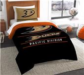 Northwest NHL Ducks Twin Comforter & Sham Northwest NHL Ducks Twin Comforter & Sham