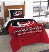 Northwest NHL Hurricanes Twin Comforter & Sham Northwest NHL Hurricanes Twin Comforter & Sham