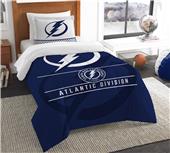 Northwest NHL Lightning Twin Comforter & Sham Northwest NHL Lightning Twin Comforter & Sham