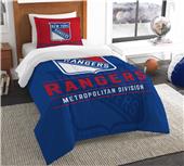 Northwest NHL Rangers Twin Comforter & Sham Northwest NHL Rangers Twin Comforter & Sham
